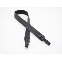 Rifle sling with an embossing leather black