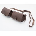 Cartridge belt bandolier 24 bullets 12 gauge leather brown