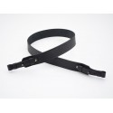 Rifle sling with an embossing leather black