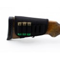 Cartridge belt buttstock for 6 bullets 12 gauge fabric