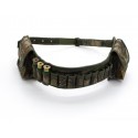 Cartridge belt bandolier for 44 bullets 12 gauge with pockets fabric