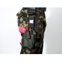Thigh holster universal synthetical olive