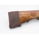 Buttstock cover for rifles leather brown