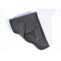 Belt holster leather black