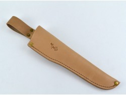 Knife cover leather sand