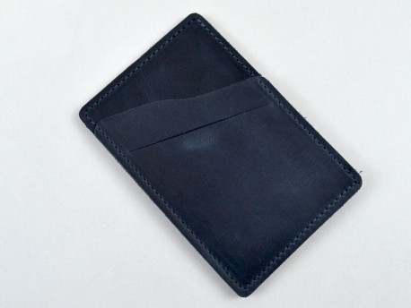 Картхолдер №1 кожа "Крейзи" 650 синий