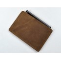 Cardholder leather "Crazy" light brown