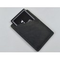Cardholder leather "Crazy" gray