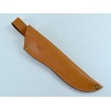 Knife cover leather light brown