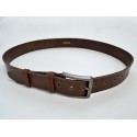 Male leather belt 4*120cm brown