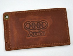 Обложка для автомобильных документов AUDI кожа Крейзи