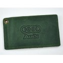 Обложка для автомобильных документов AUDI кожа Крейзи