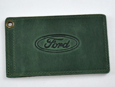 Обложка для автомобильных документов FORD кожа Крейзи