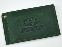 Обложка для автомобильных документов HYUNDAI кожа Крейзи