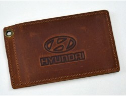 Обложка для автомобильных документов HYUNDAI кожа Крейзи