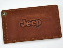 Обложка для автомобильных документов JEEP кожа Крейзи