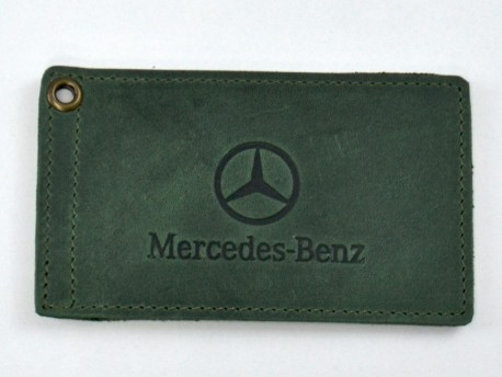 Обложка для автомобильных документов MERCEDES кожа Крейзи