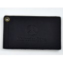 Driver license cover MERCEDES leather black