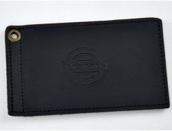Driver license cover NISSAN leather black
