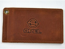 Обложка для автомобильных документов OPEL кожа Крейзи
