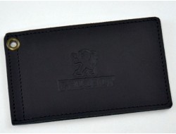 Driver license cover PEUGEOT leather black