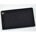 Driver license cover PEUGEOT leather black