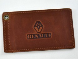 Обложка для автомобильных документов RENAULT кожа Крейзи