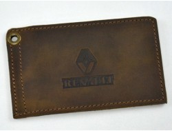Обложка для автомобильных документов RENAULT кожа Крейзи