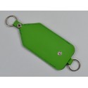 Keychain "Spring" leather lime