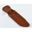 Knife cover leather light brown