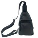 Sling bag leather black