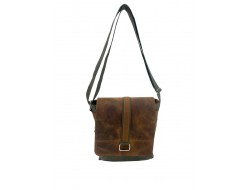 Messenger bag for men leather brown